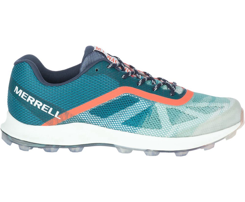 Buty Sportowe Merrell Męskie Mięta/Pomarańczowe - Mtl Skyfire X White Mountains - 405921-ALP